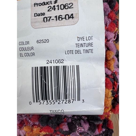 New Evita Knitting Yard Bundle of 2 Bulky 5 Color 62520 Great For Crafts - Picture 6 of 6